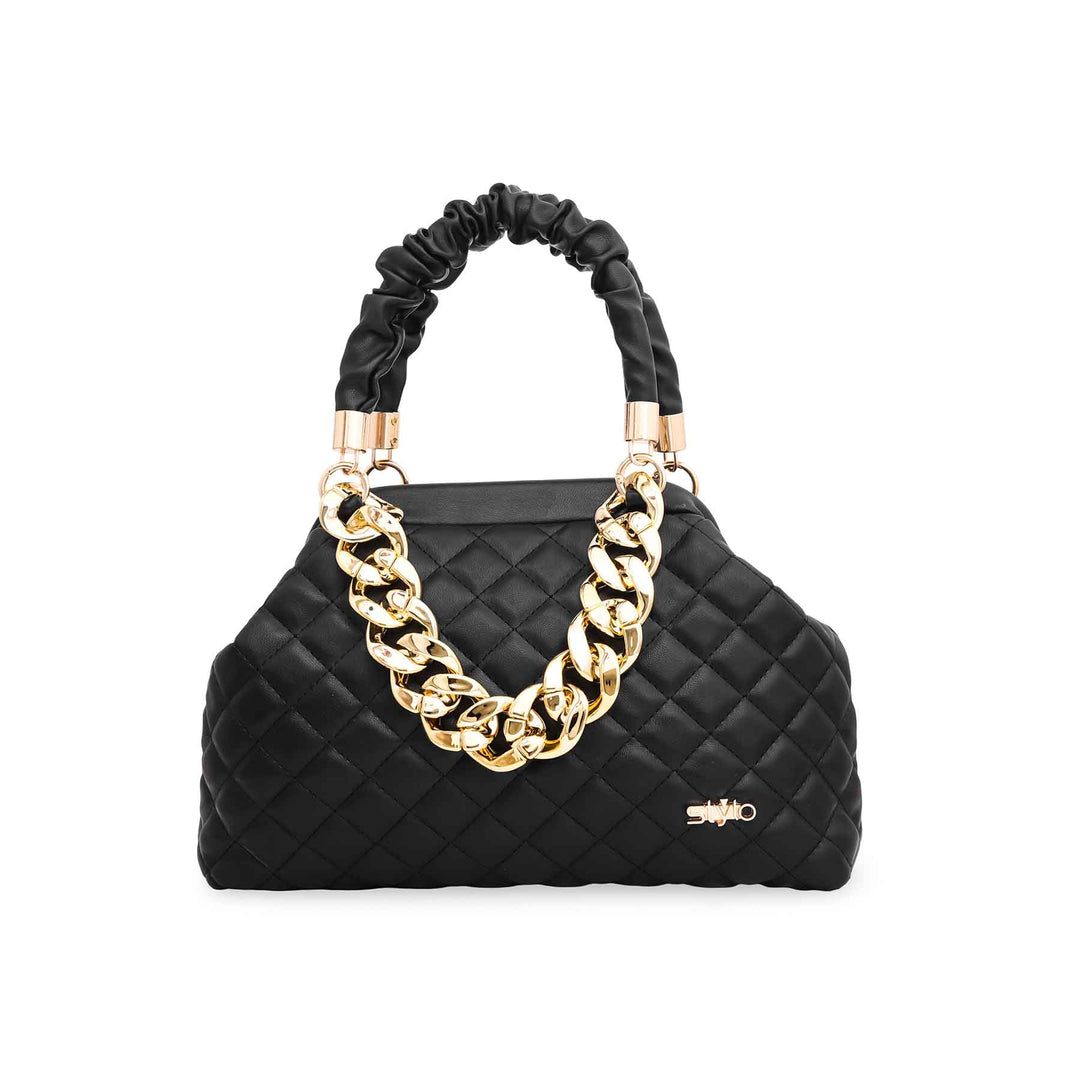 Black Formal Hand Bag P36039