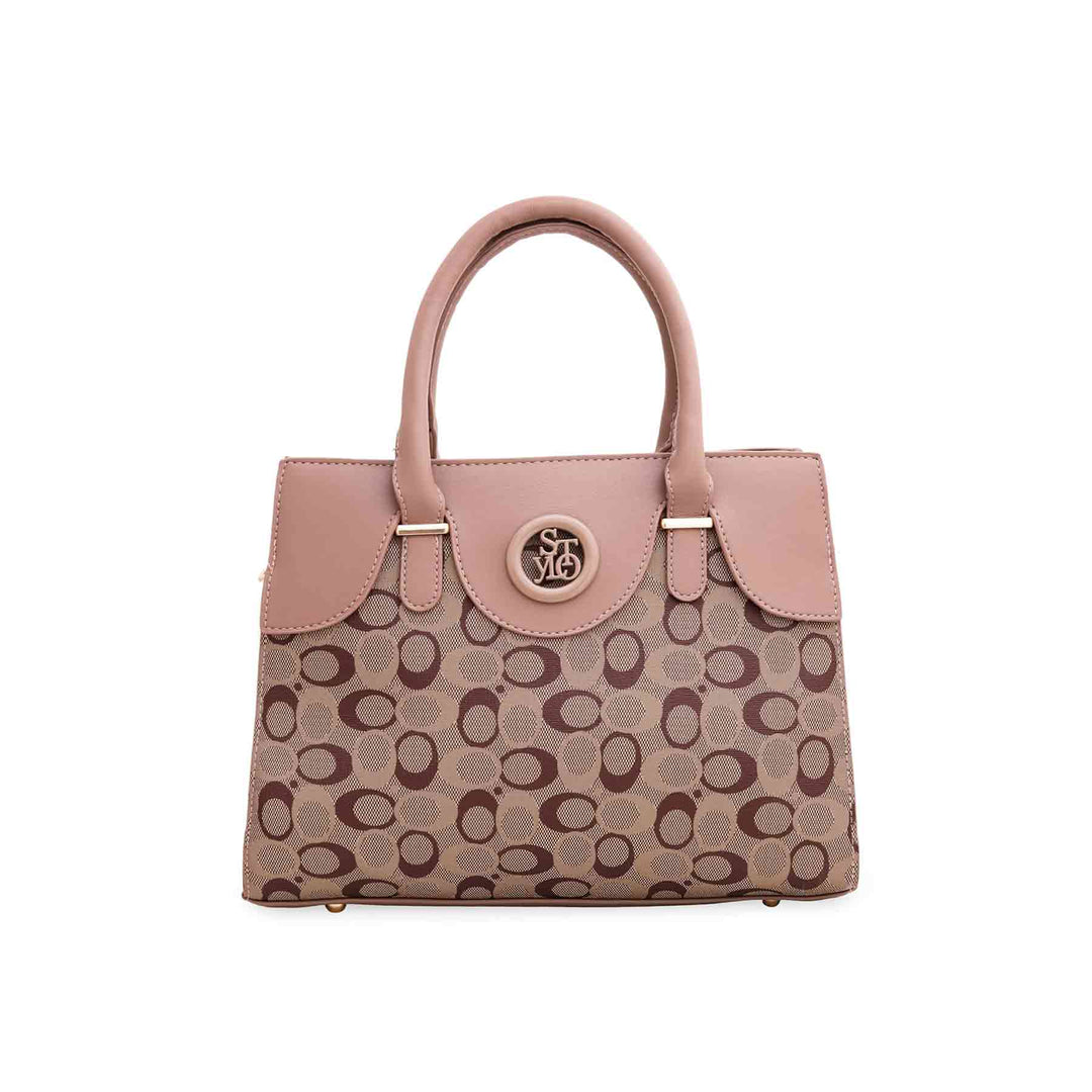 Beige Formal Hand Bag P36053