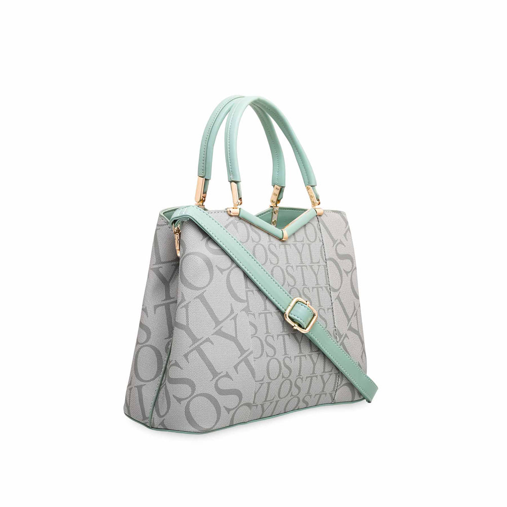 Green Formal Hand Bag P36056