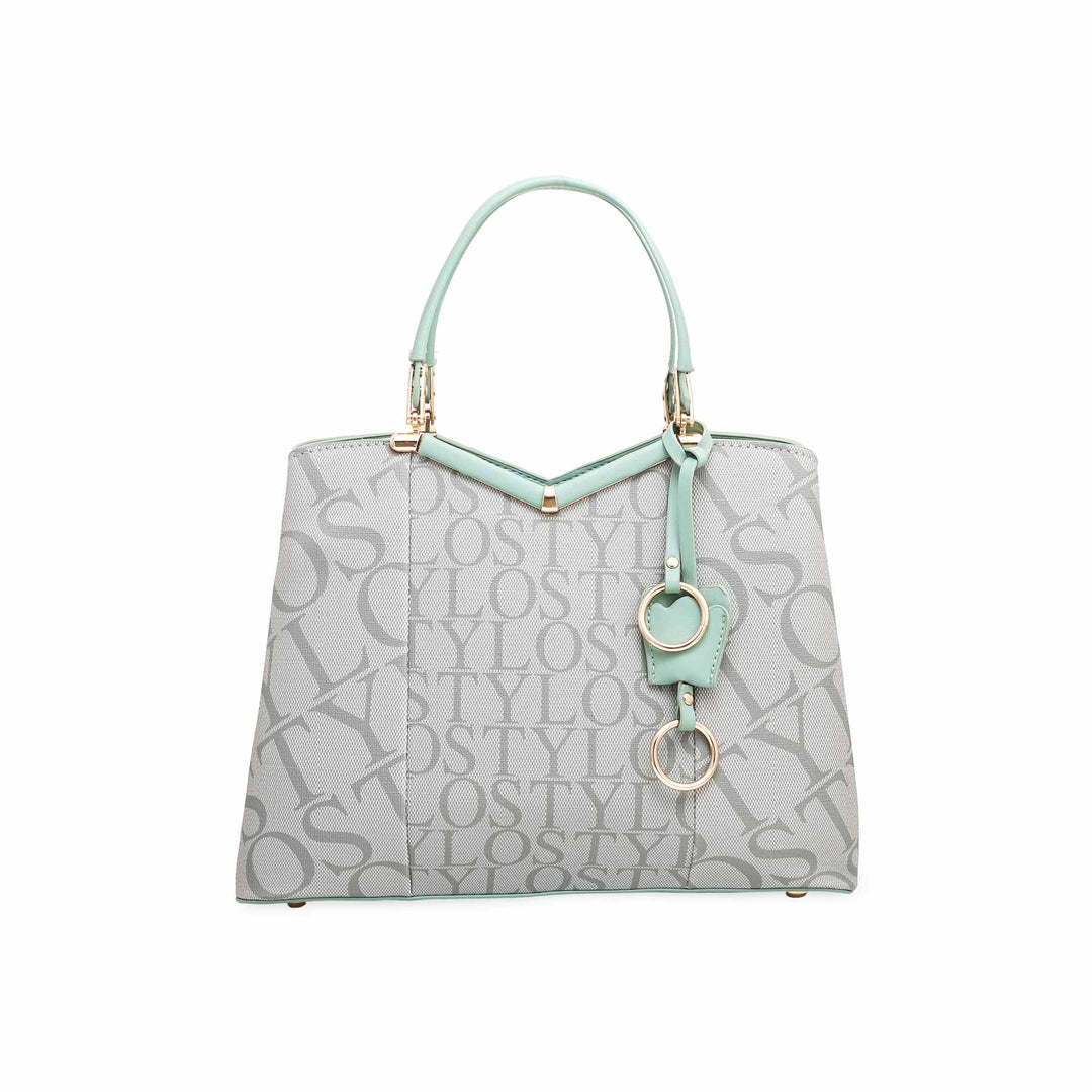 Green Formal Hand Bag P36056