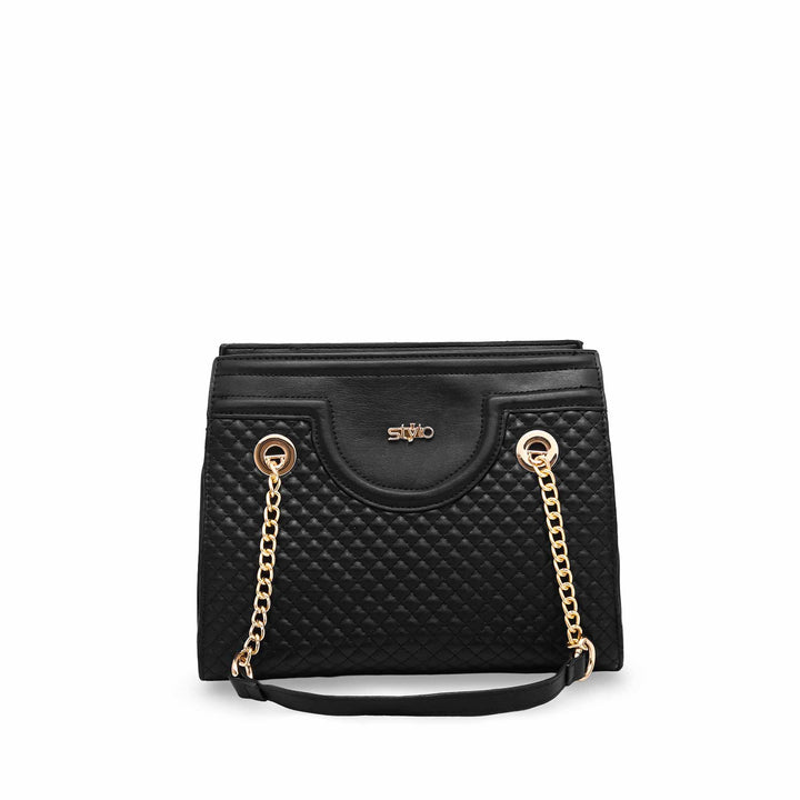 Black Formal Hand Bag P36057