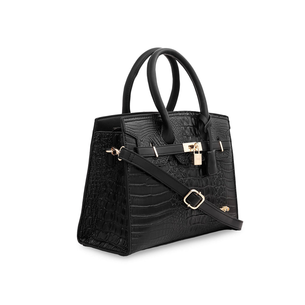 Black Formal Hand Bag P36058