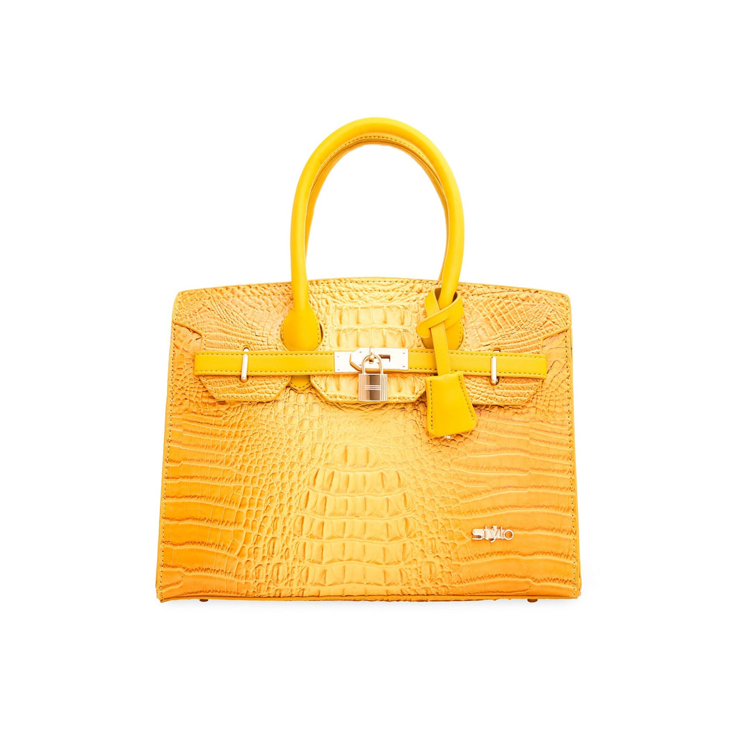 Yellow Formal Hand Bag P36058