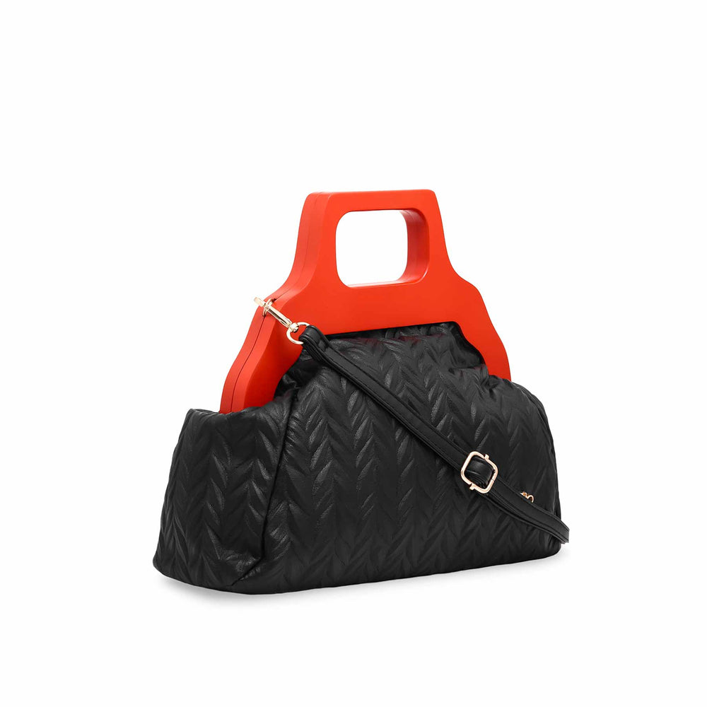 Black Formal Hand Bag P36063