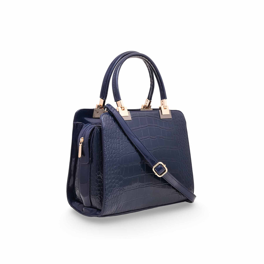 Blue Formal Hand Bag P36128