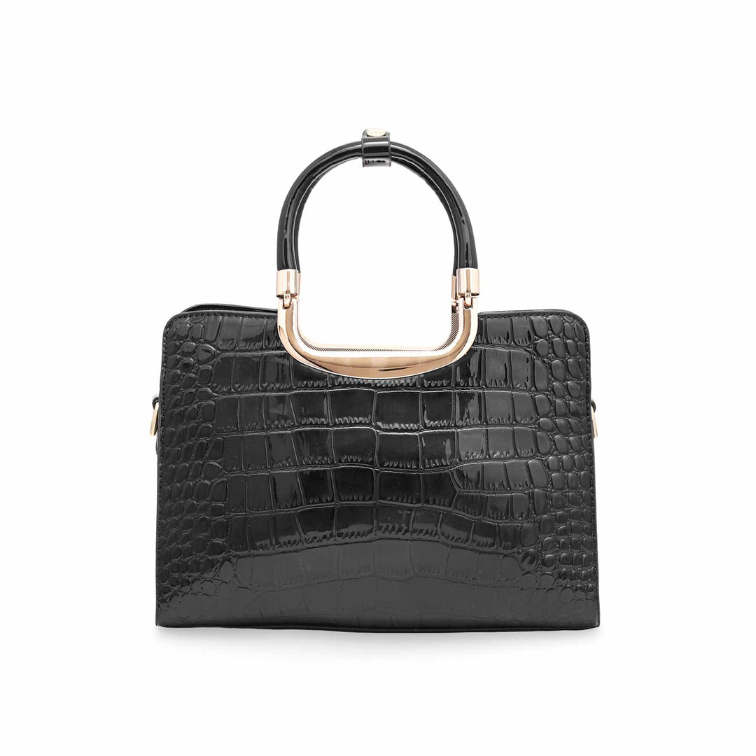 Black Formal Hand Bag P36129