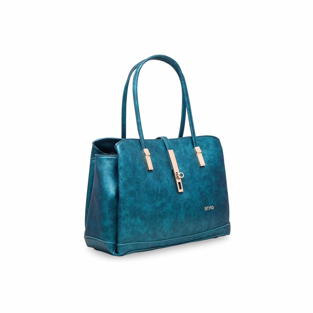 Green Formal Hand Bag P36130