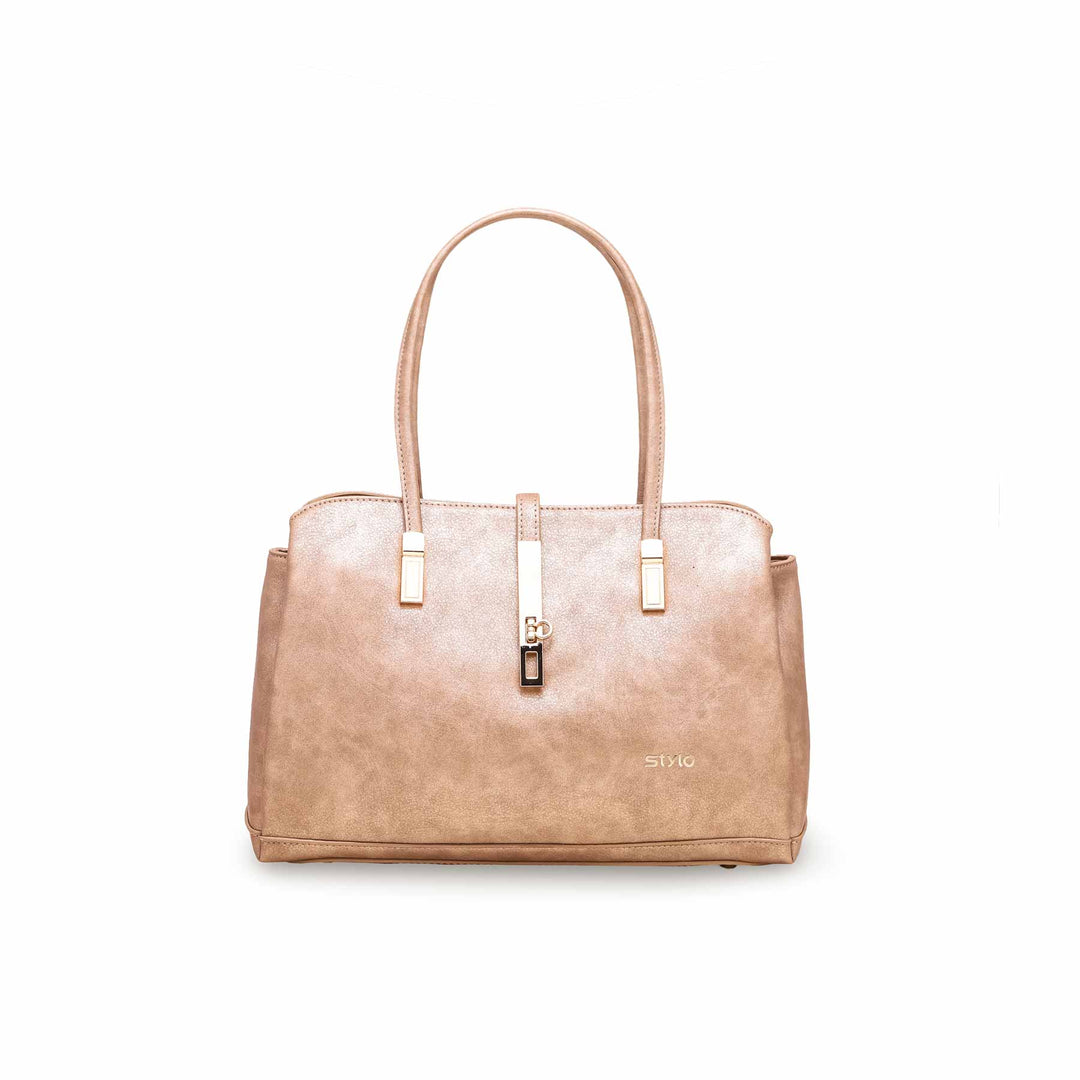 Golden Formal Hand Bag P36130