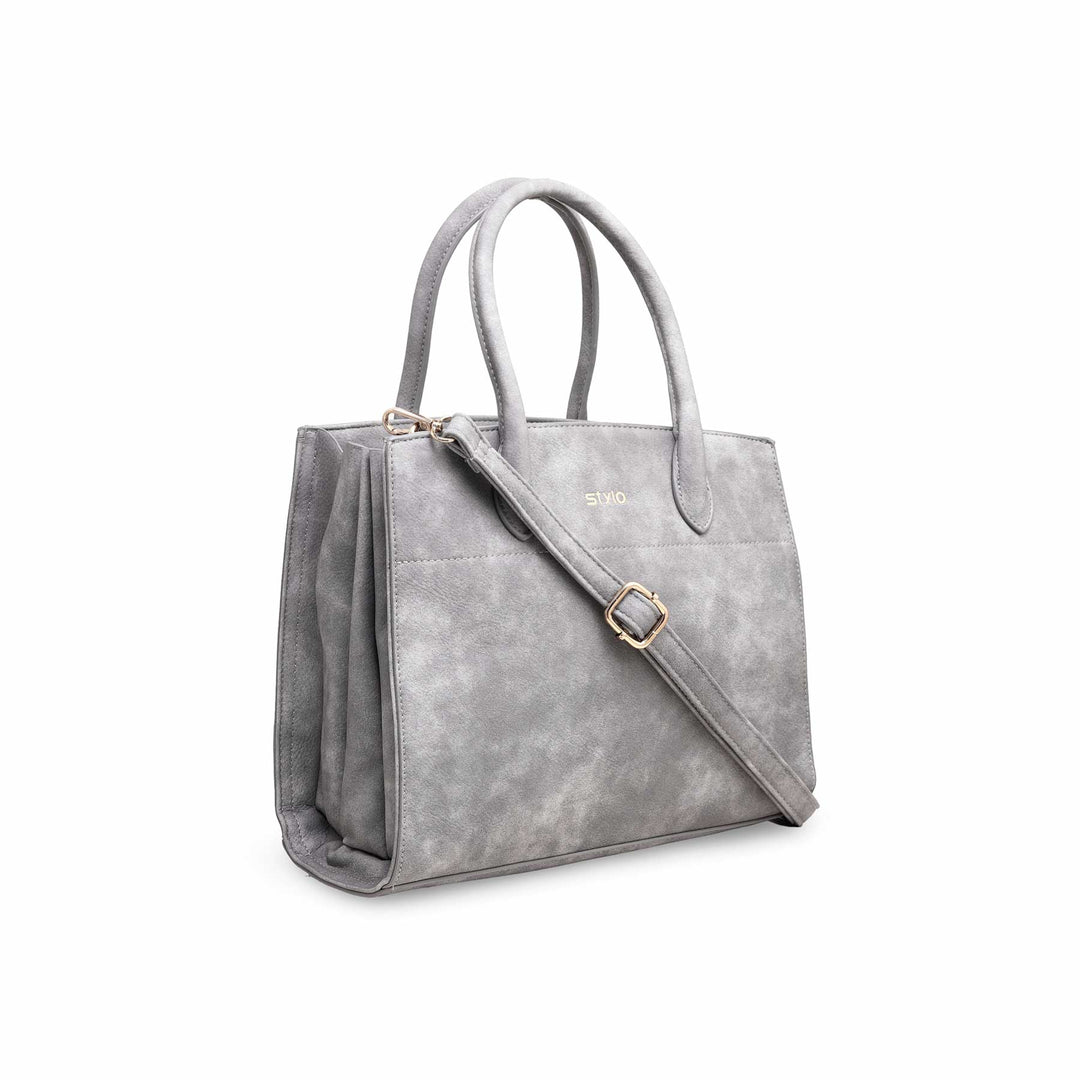 Grey Formal Hand Bag P36134