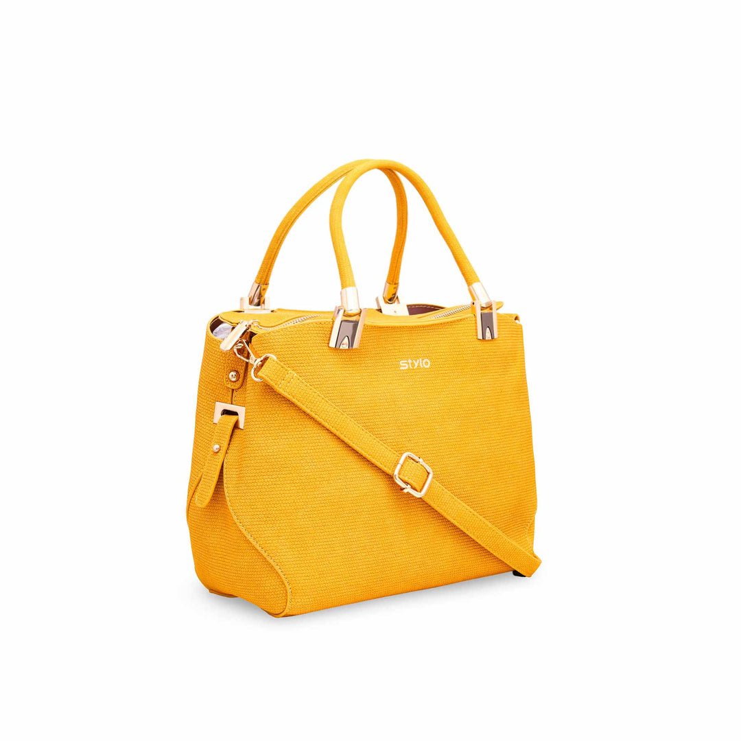 Mustard Formal Handbag P36135