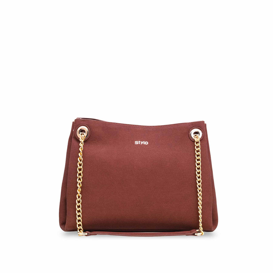 Brown Formal Hand Bag P36136