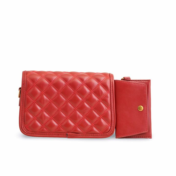 Red Formal Shoulder Bag P36137