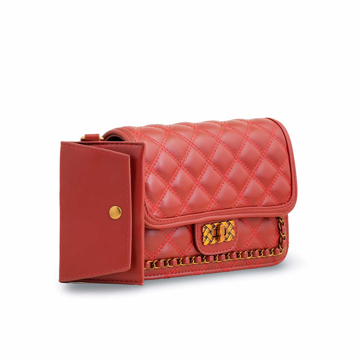 Red Formal Shoulder Bag P36137