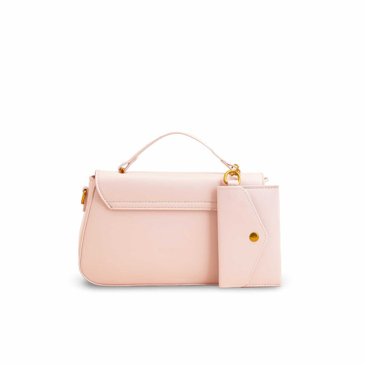 Pink Formal Shoulder Bag For Ladies P36140