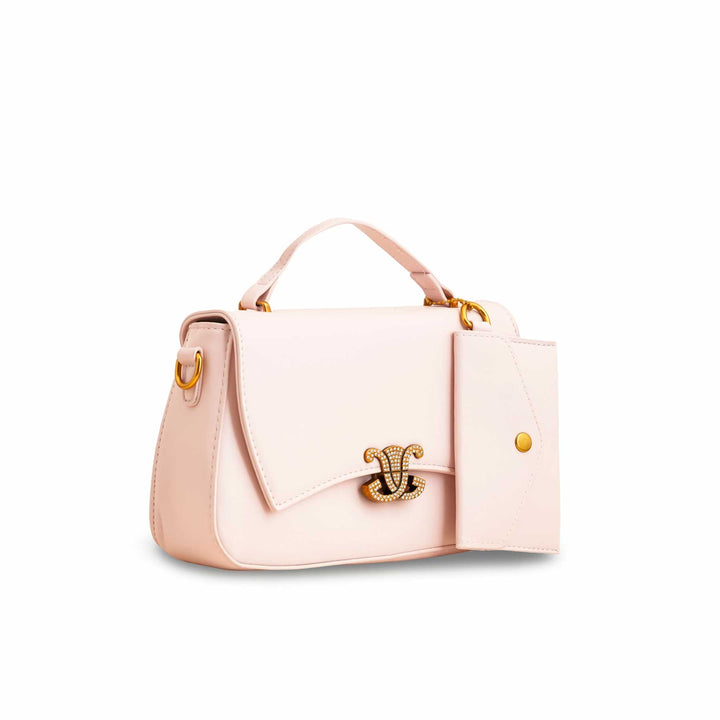 Pink Formal Shoulder Bag For Ladies P36140