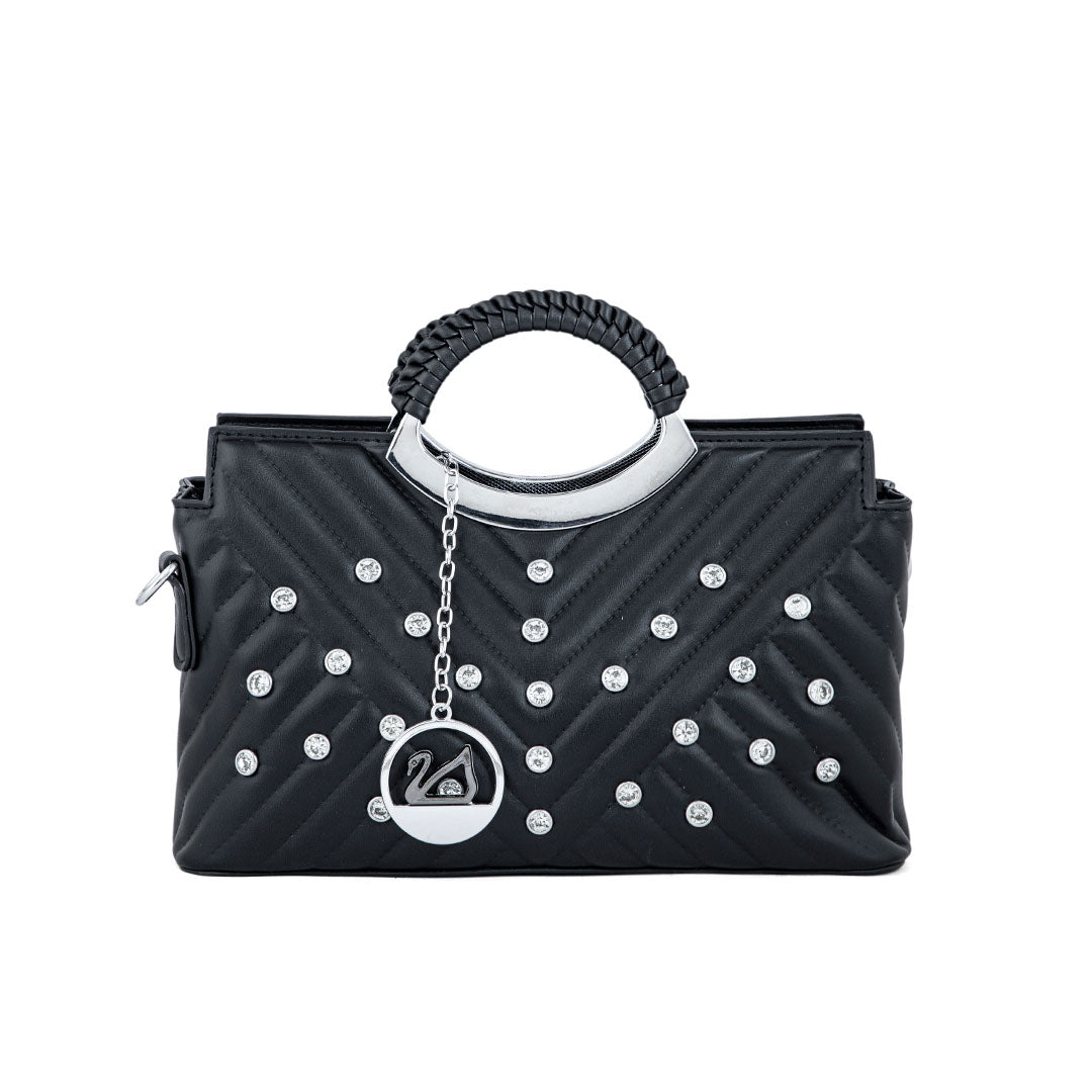 Black Formal Hand Bag P36161
