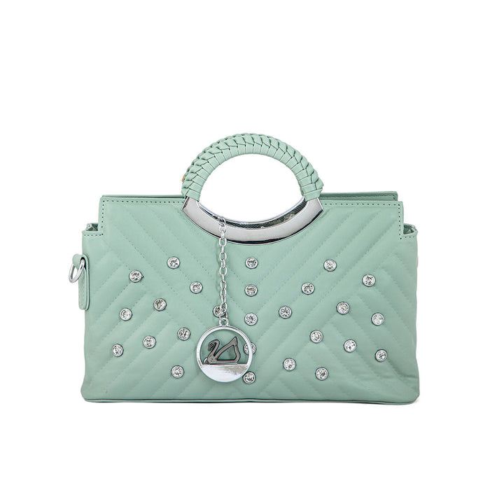 Green Formal Hand Bag P36161