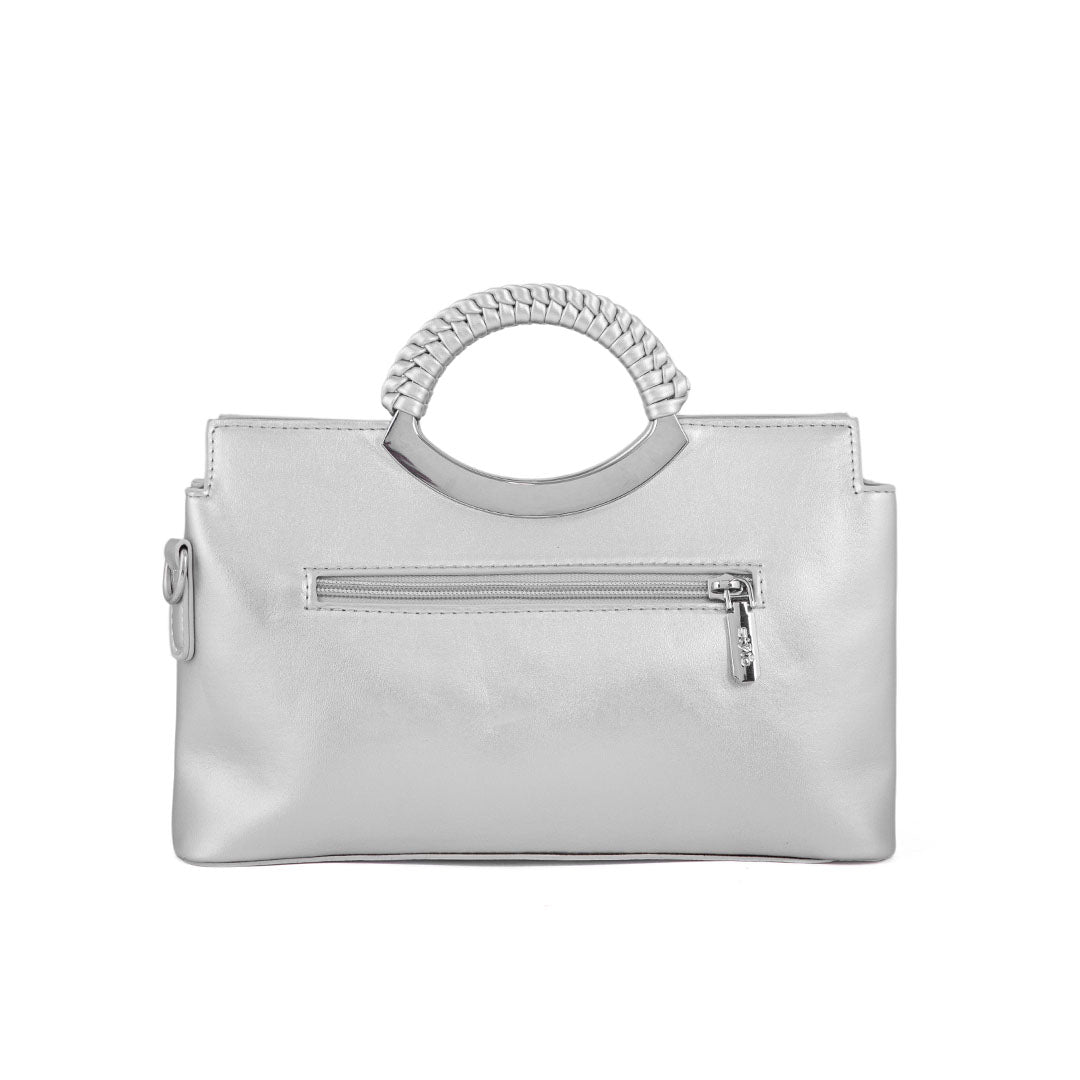 Silver Formal Hand Bag P36161