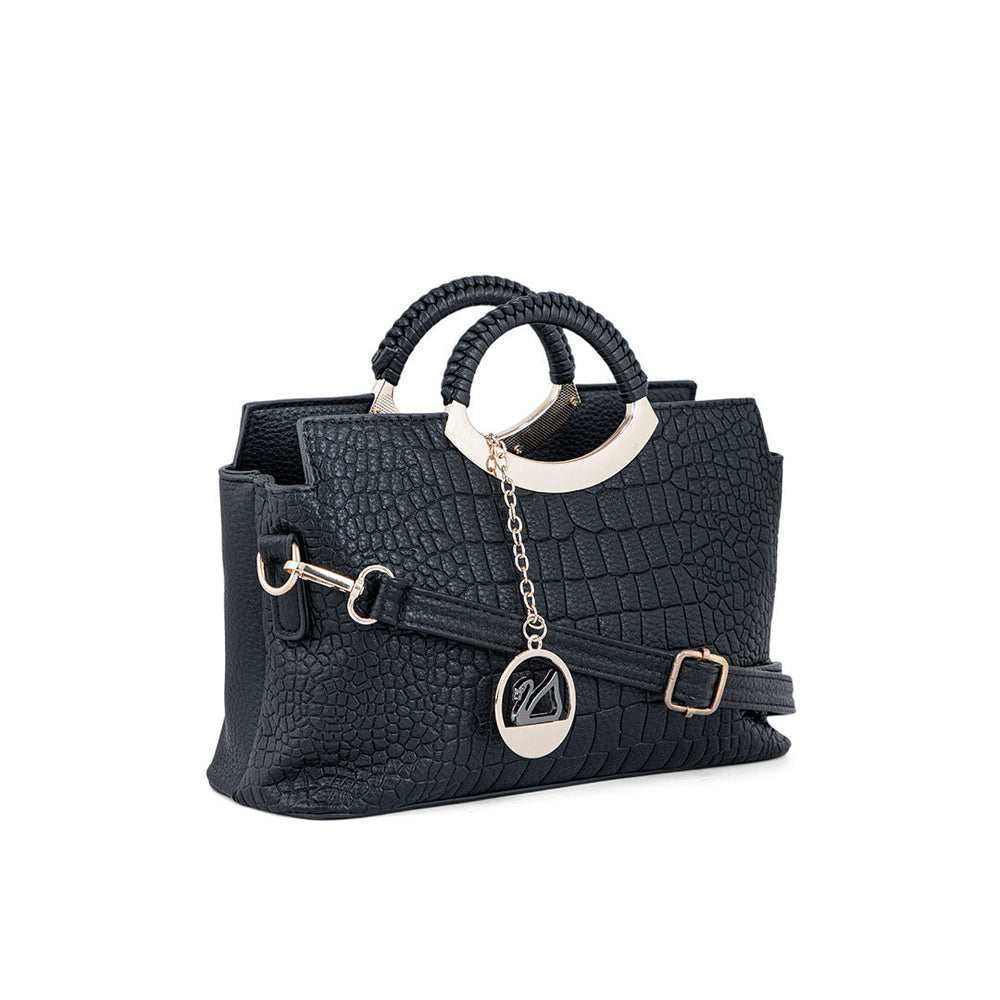 Black Formal Hand Bag P36163