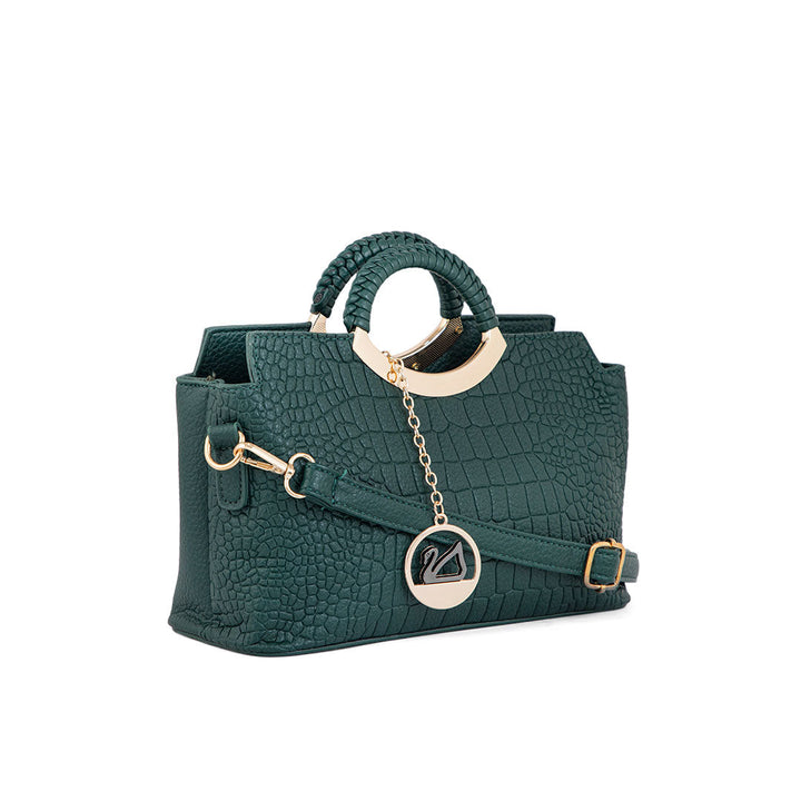 Green Formal Hand Bag P36163