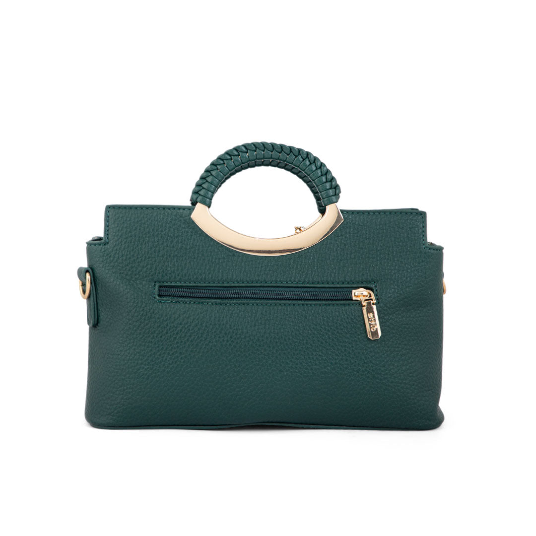 Green Formal Hand Bag P36163
