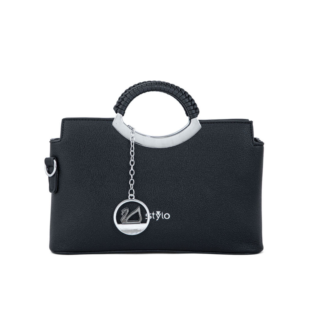 Black Formal Hand Bag P36165