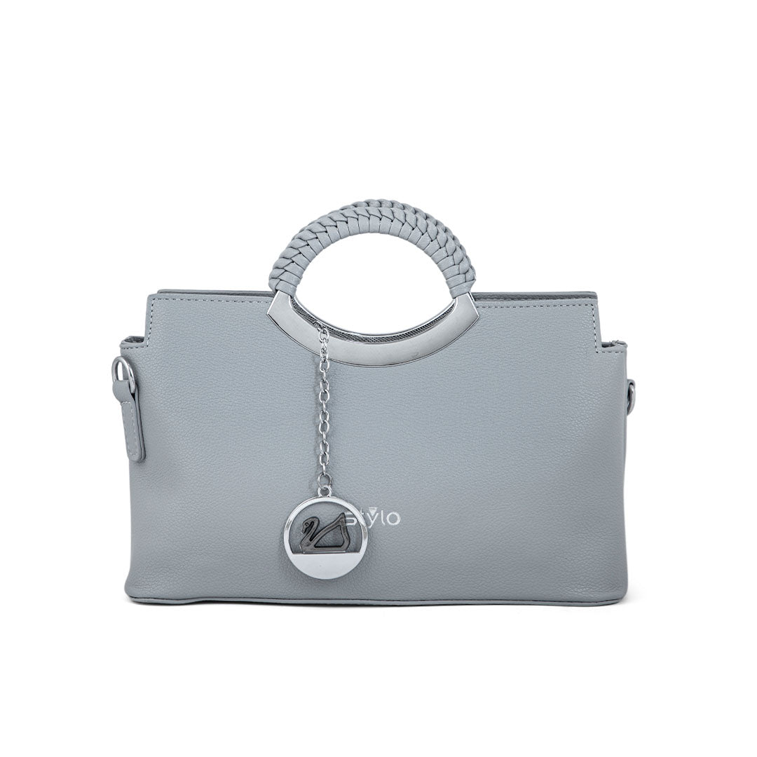 Grey Formal Hand Bag P36165