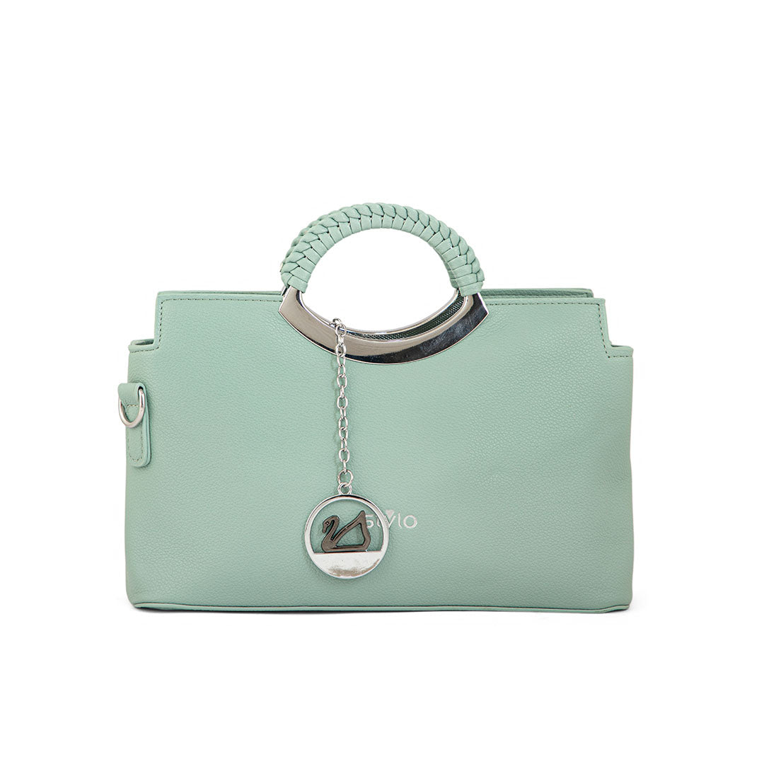 Green Formal Hand Bag P36165