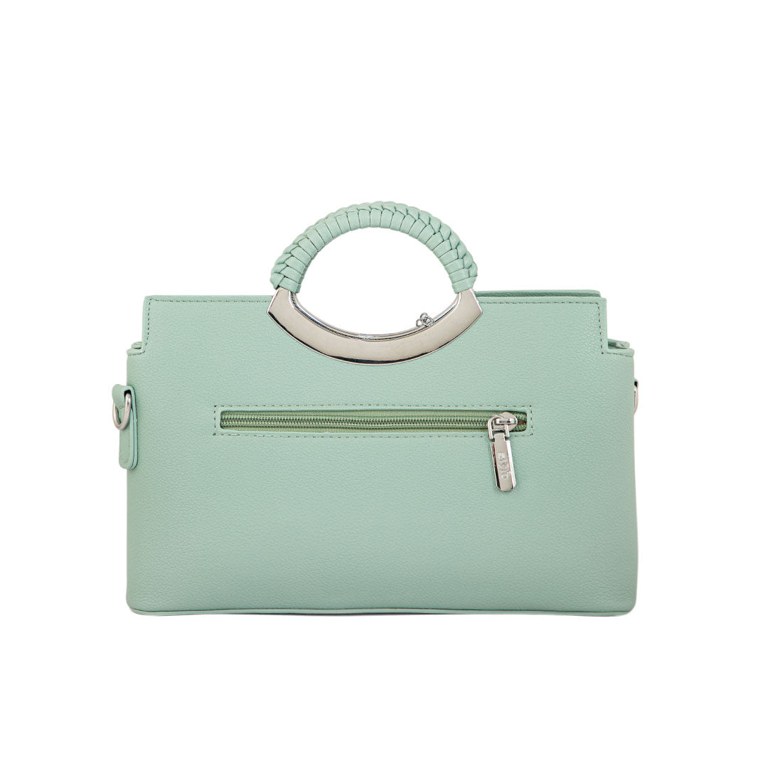 Green Formal Hand Bag P36165