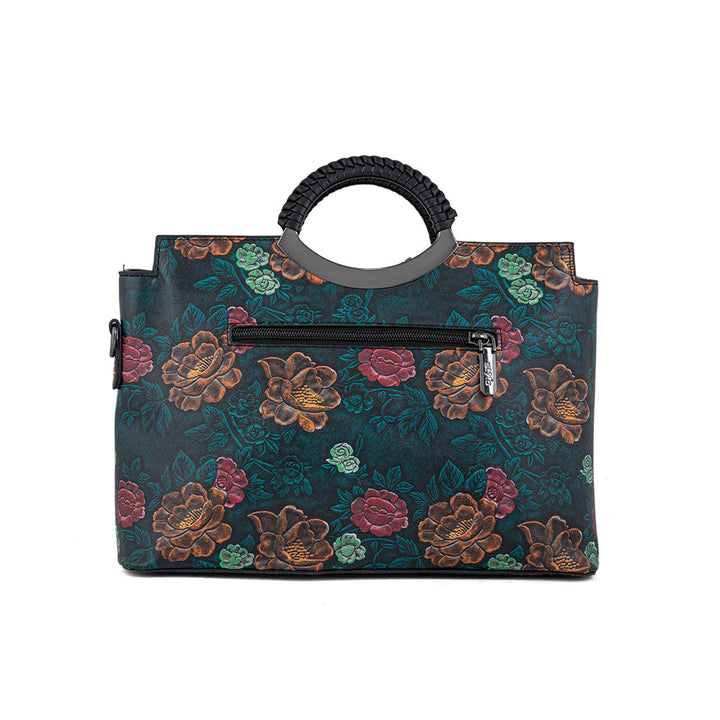 Green Formal Hand Bag P36169