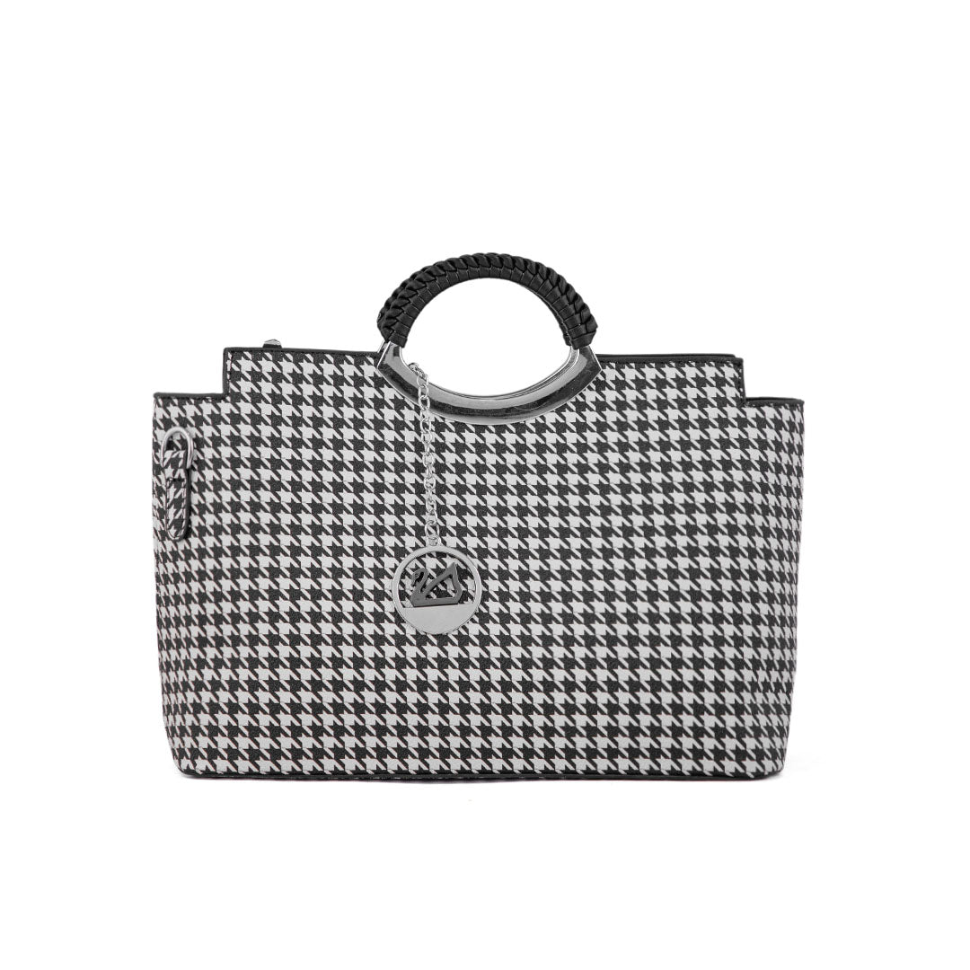 White Formal Hand Bag P36171