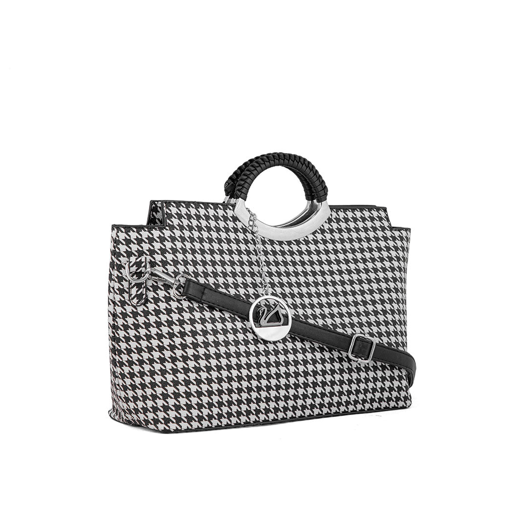 White Formal Hand Bag P36171