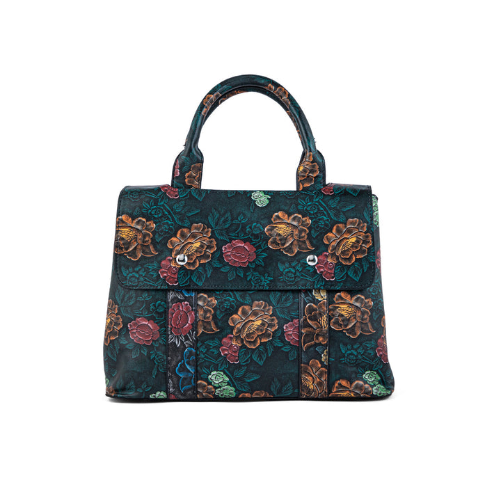 Green Formal Hand Bag P36181