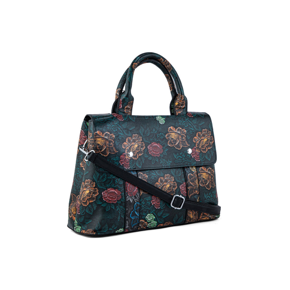 Green Formal Hand Bag P36181