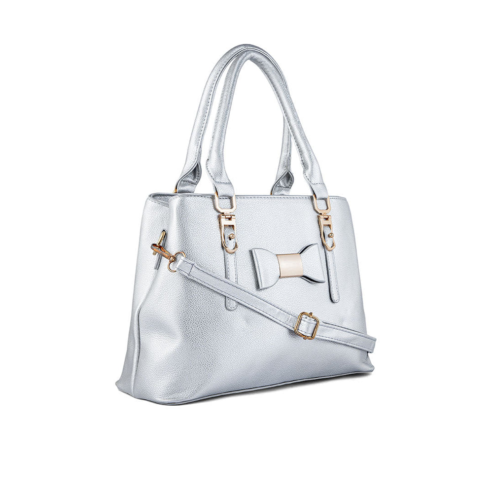 Silver Formal Hand Bag P36184
