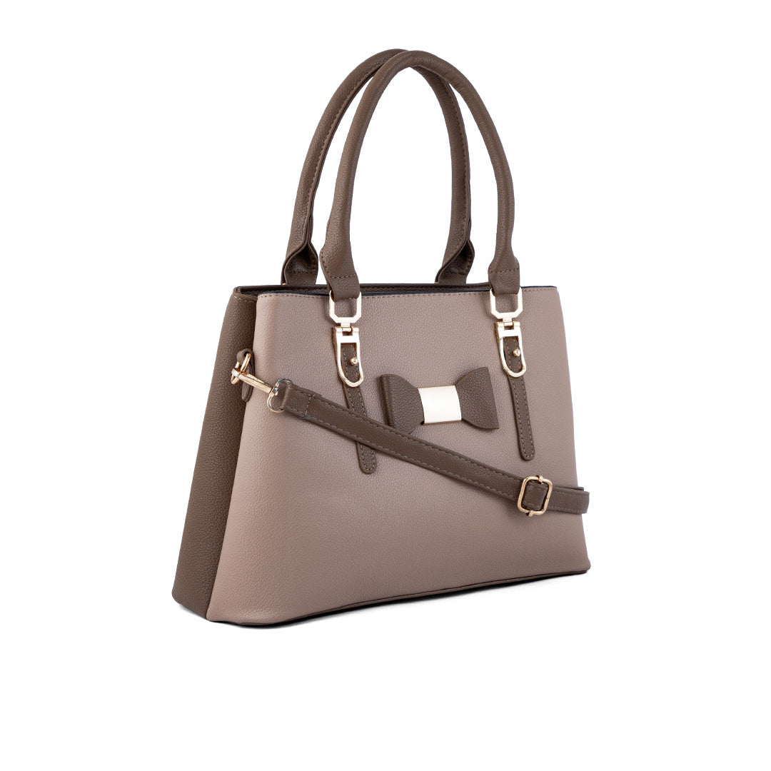 Coffee Formal Hand Bag P36184