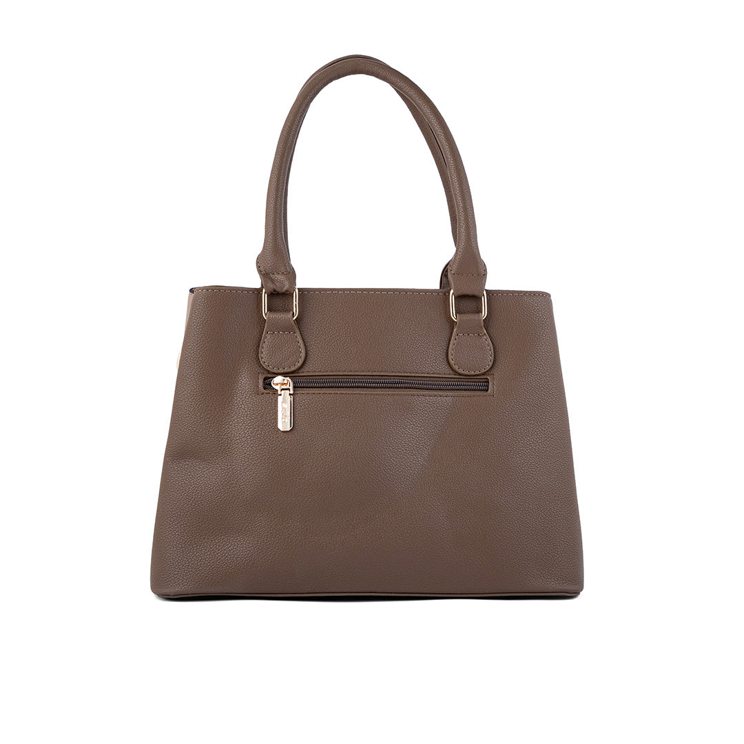 Coffee Formal Hand Bag P36184