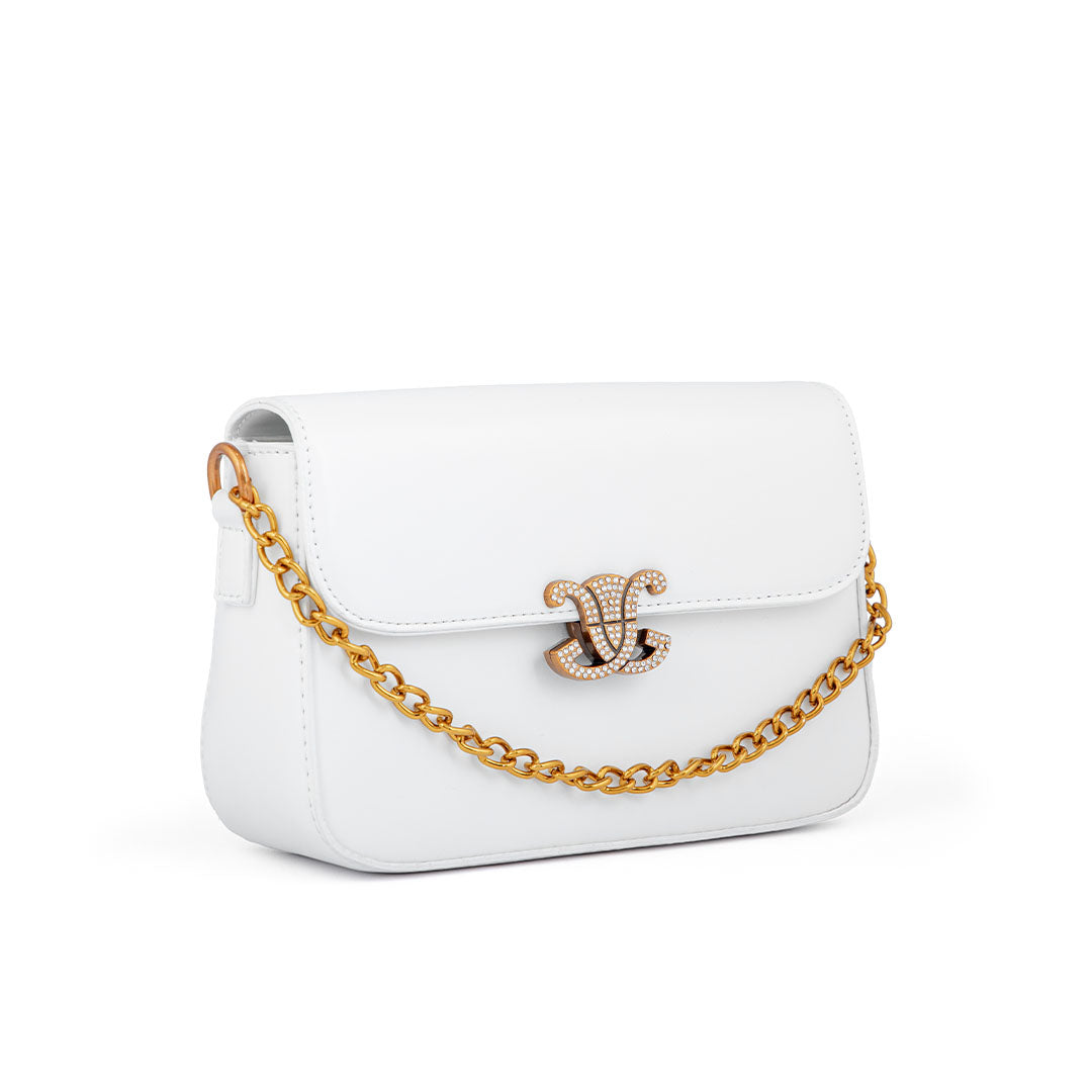 White Formal Pouch P36216