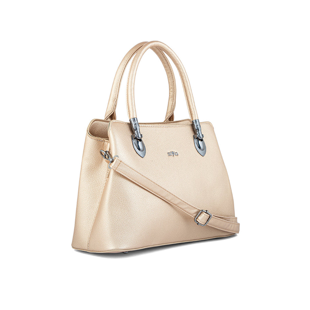 Golden Formal Hand Bag P36234
