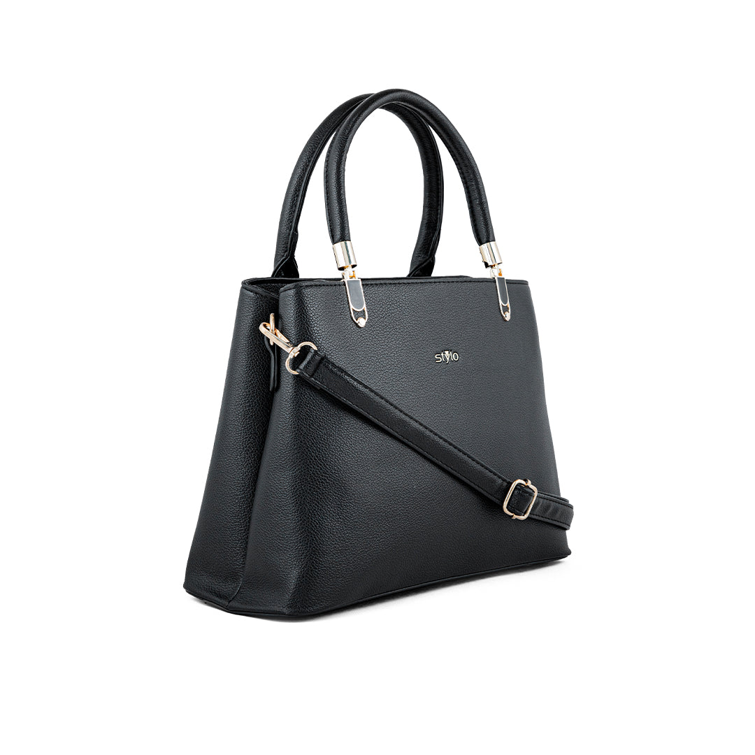 Black Formal Hand Bag P36237