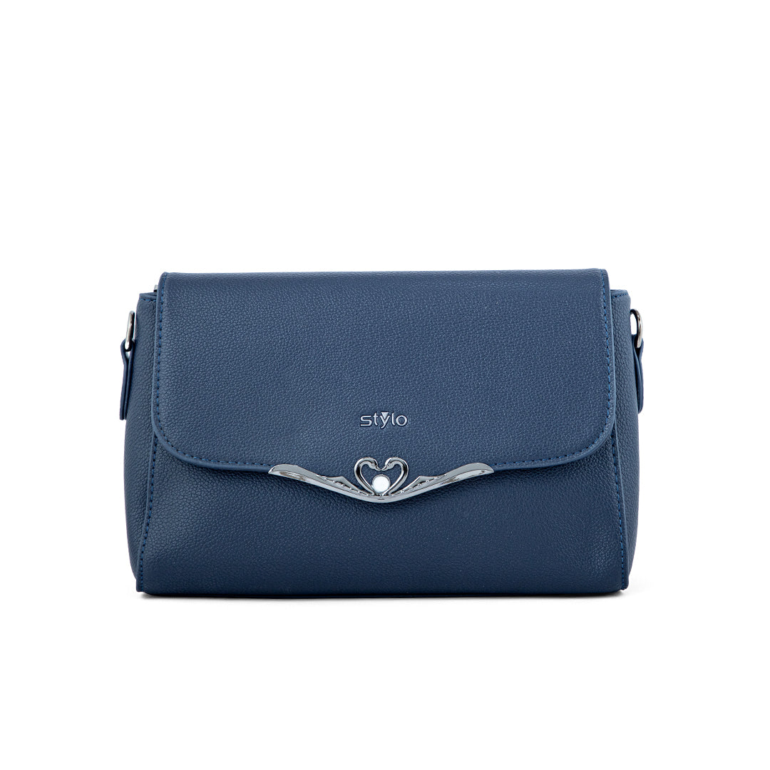 Blue Women Formal Shoulder Bag P36240