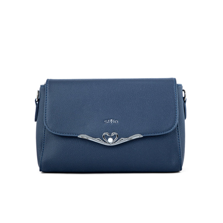 Blue Women Formal Shoulder Bag P36240