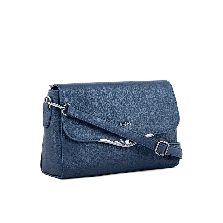 Blue Women Formal Shoulder Bag P36240