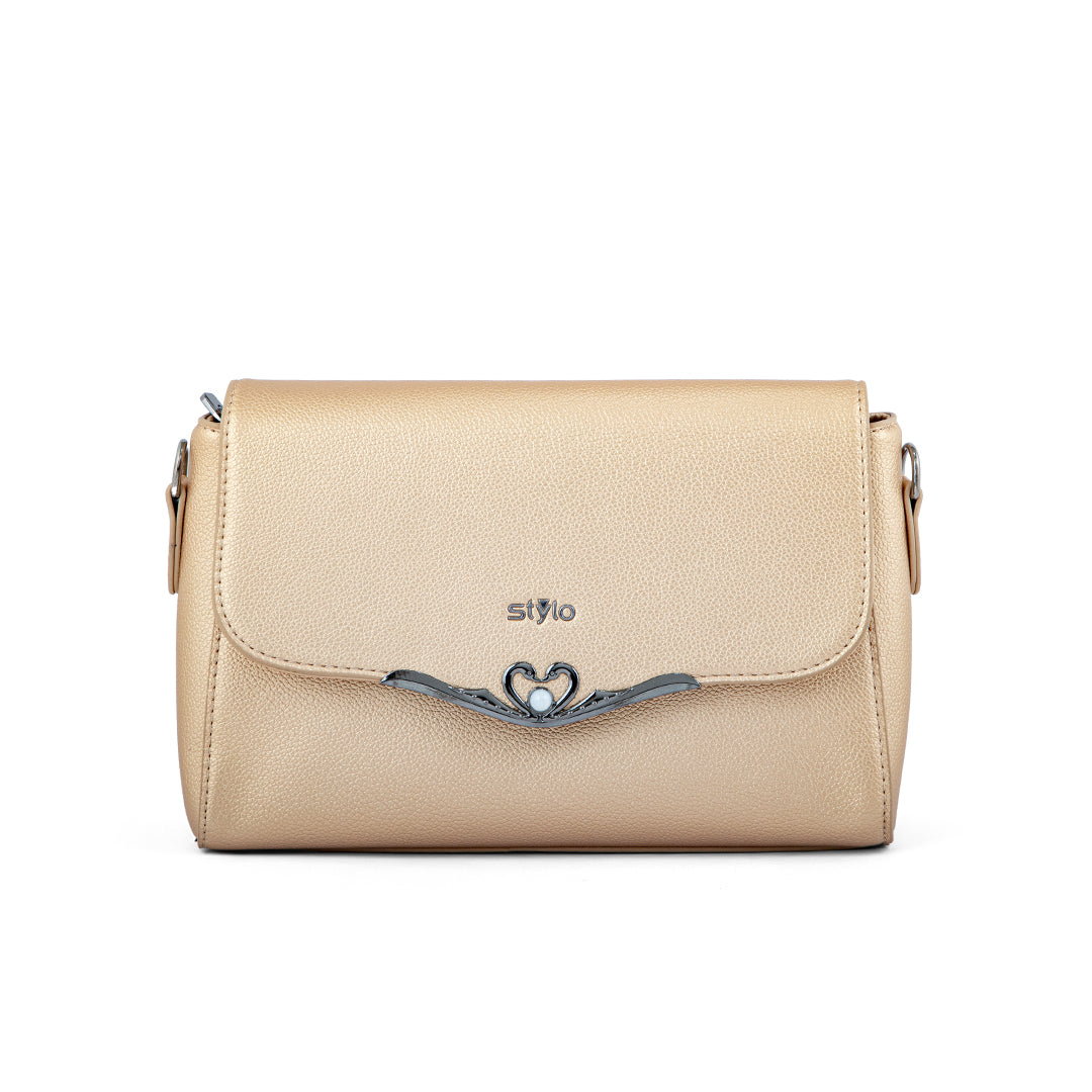 Golden Women Formal Shoulder Bag P36240