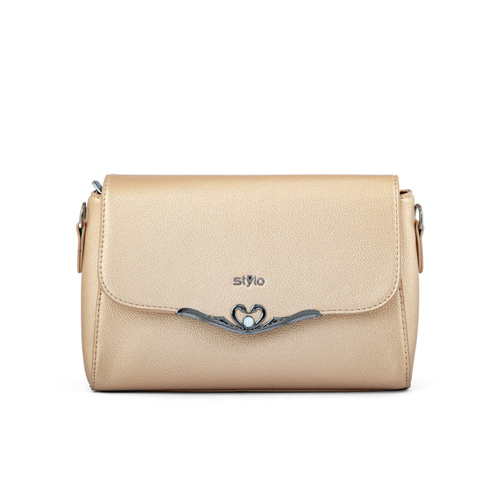 Golden Women Formal Shoulder Bag P36240
