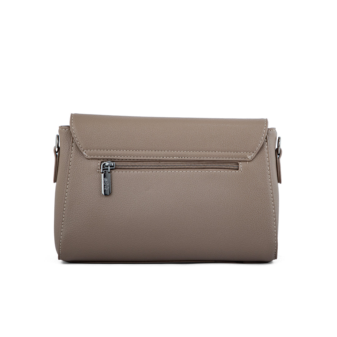 Khaki Women Formal Shoulder Bag P36240