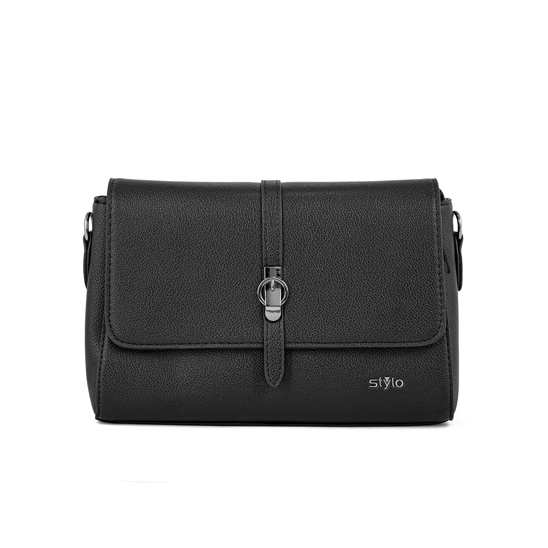 Black Formal Shoulder Bag P36241