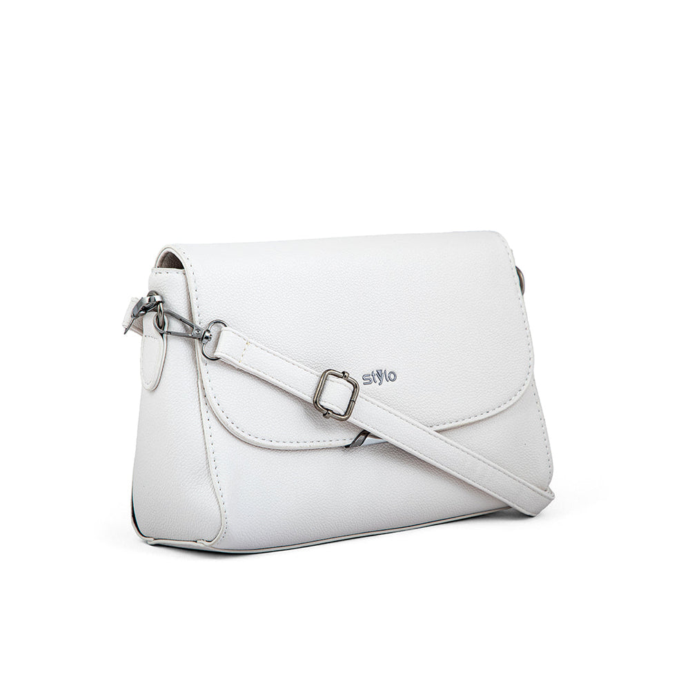 Beige Formal Shoulder Bag For Women P36242