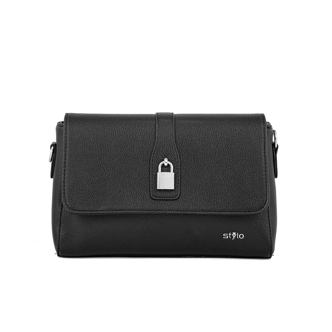 Black Formal Shoulder Bag P36243