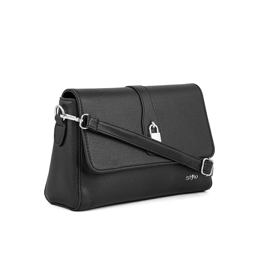 Black Formal Shoulder Bag P36243